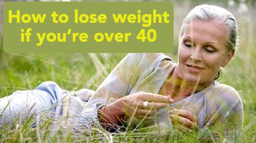 over 40 and can't lose weight