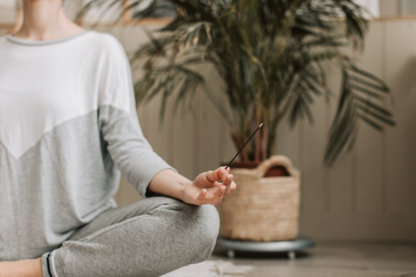 Engaging in Mindful Meditation or Reflection